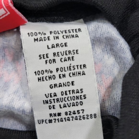 Mens Marvel Black Kiss Me Under The Mistletoe Deadpool 2-PC Pajama Set L - Picture 10 of 13